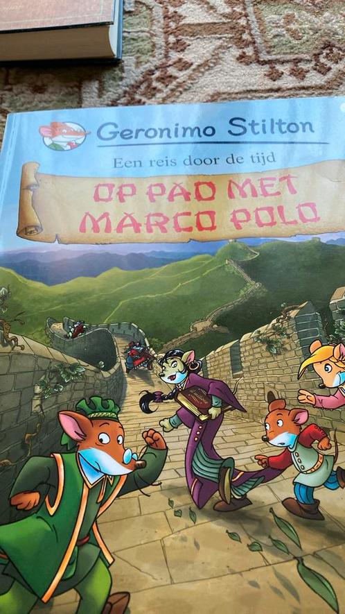 Geronimo Stilton - Op pad met Marco Polo, Boeken, Stripboeken, Zo goed als nieuw, Eén stripboek, Ophalen of Verzenden