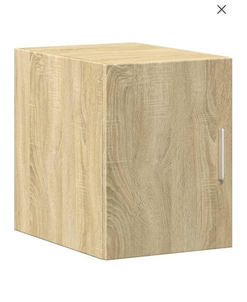 Vidaxl wandkast bewerkt hout sonoma eikenkleurig, Huis en Inrichting, Kasten | Overige, Zo goed als nieuw, Ophalen
