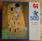 Jumbo puzzel 500 stukjes Gustav Klimt, The Kiss, Ophalen of Verzenden, 500 t/m 1500 stukjes, Zo goed als nieuw, Legpuzzel