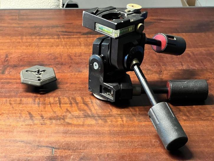 manfrotto #229 3-weg statiefkop, Audio, Tv en Foto, Fotografie | Statieven en Balhoofden, Gebruikt, Balhoofd, Minder dan 150 cm