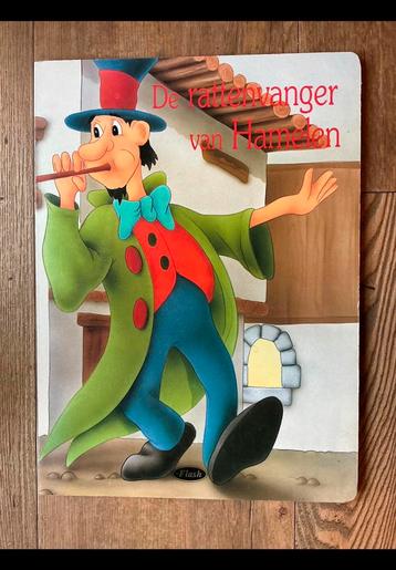 Groot kartonnen boek : De rattenvanger van Ha,elen. Sprookje beschikbaar voor biedingen
