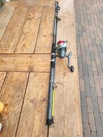 Zeevishengel 370cm met Cinnetic Razor 80 Molen, Ophalen of Verzenden, Gebruikt, Complete hengel