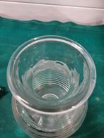 vaas geribbeld dik glas, Ophalen of Verzenden, 'T Olde Gre-j, Info@toldegrej.nl, Endepoelstraat 20f Didam