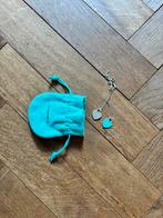 Tiffany & Co. dubbele hartjesketting – Zilver & Emaille, Ophalen of Verzenden