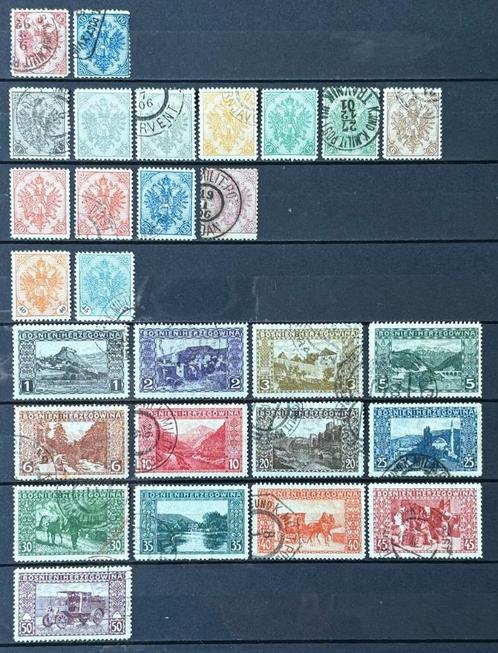 collectie Bosnië en Herzegovina klassiek 1879 - 1918, Postzegels en Munten, Postzegels | Europa | Oostenrijk, Verzenden