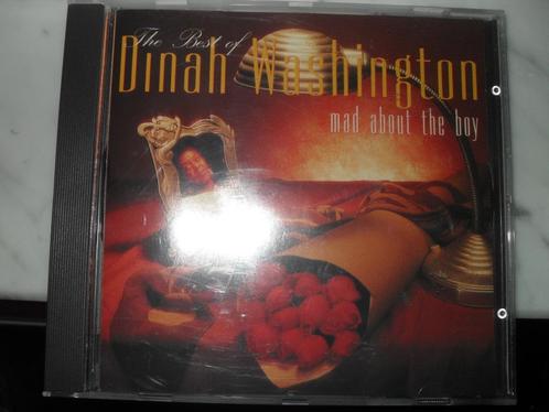 CD DINAH WASHINGTON-THE BEST OF :MAD ABOUT THE BOY., Cd's en Dvd's, Cd's | Jazz en Blues, Zo goed als nieuw, Jazz, 1980 tot heden