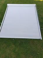 screen, zonnescherm. breed 1,45 mtr hoog 1,71 mtr. wit/beige, Ophalen, Gebruikt, Minder dan 250 cm, 150 tot 300 cm