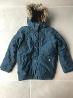 Winterjas maat 128 donkerblauw, Kinderen en Baby's, Kinderkleding | Maat 128, Ophalen of Verzenden, Zo goed als nieuw, Jongen