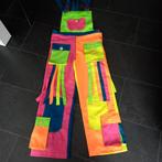 Leuke carnavals tuinbroek maat S koopje nu, Carnaval, Ophalen of Verzenden, Zo goed als nieuw, Kleding