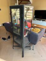 Ikea fabrikor vitrinekast grijs, Huis en Inrichting, Kasten | Vitrinekasten, Ophalen, Zo goed als nieuw, 25 tot 50 cm, 50 tot 100 cm