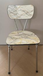 Formica Stoel Marmer Look, Huis en Inrichting, Ophalen, Gebruikt, Overige kleuren, Metaal