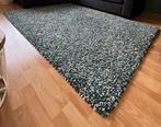 IKEA vloerkleed - hoogpolig - blauw, wit, geel - 170x230 cm, Ophalen, Gebruikt, 150 tot 200 cm, 200 cm of meer