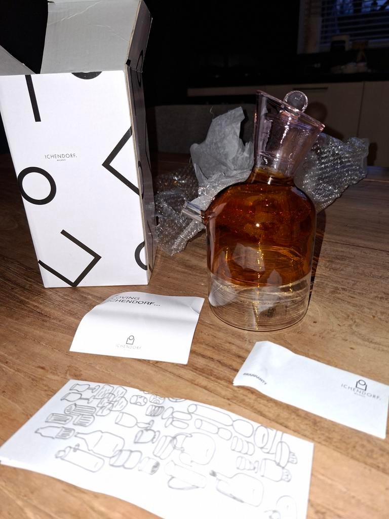 Ichendorf Milano Bamboo Oliekannetje - Nieuwstaat, Huis en Inrichting, Woonaccessoires | Vazen, Nieuw, Overige kleuren, Minder dan 50 cm