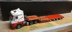Mercedes actros met semi dieplader S.E. LEVAGE, Hobby en Vrije tijd, Modelauto's | 1:50, Ophalen of Verzenden, Zo goed als nieuw
