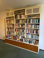 Vintage interlübke wandkast, boekenkast, Huis en Inrichting, Kasten | Wandmeubels, Ophalen, 250 tot 300 cm, Gebruikt, 200 cm of meer
