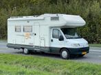 Moderne zeer luxe camper, zeer lage km stand, dubbel airco, Caravans en Kamperen, Alkoof, Ringverwarming, Fiat, Particulier