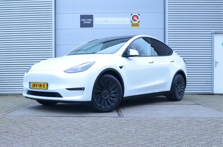 Tesla Model Y Long Range AWD 75 kWh AutoPilot, Warmtepomp, Auto's, Tesla, Bedrijf, Te koop, Model Y, 4x4, ABS, Achteruitrijcamera