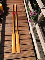 Houten Roeispanen - Set van 2, Watersport en Boten, Peddels, Ophalen of Verzenden, Gebruikt