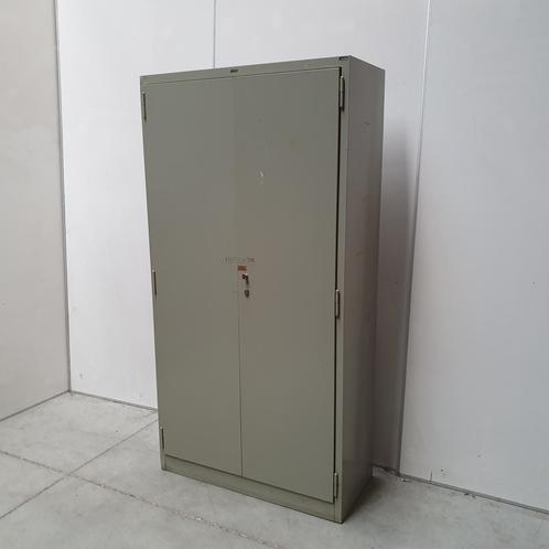 Lips degelijke stalen draaideurkast - 196x100x45 cm (met sch, Huis en Inrichting, Kasten | Overige, Gebruikt