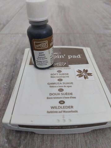 Stampin'Up Inktpad en refill Soft Suede beschikbaar voor biedingen