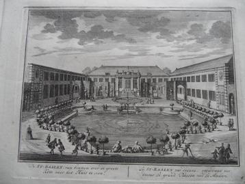 04 Utrecht buitenverblijf Sy Baalen Kopergravure 1719 beschikbaar voor biedingen