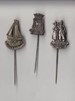 Volendam Zeilen Stadswapen speldjes, Verzamelen, Speldjes, Pins en Buttons, Gebruikt, Niet vindbaar, Niet vindbaar, Speldje of Pin