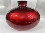 Rode Vaas, Huis en Inrichting, Woonaccessoires | Vazen, Ophalen of Verzenden, Rood, Glas, Minder dan 50 cm