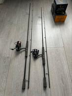 Savage gear sg4 hengels + Savage gear sg4 ag molens, Watersport en Boten, Ophalen, Zo goed als nieuw, Complete set