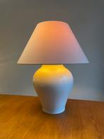 Vintage Hutschenreuther lamp - wit midcentury Duits design, Ophalen of Verzenden, Zo goed als nieuw, Vintage midcentury keramiek Duits design