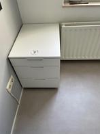 BUREAU LADENKAST WIT, Huis en Inrichting, Kasten | Ladekasten, Ophalen, Overige materialen, Minder dan 50 cm, Gebruikt