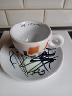 Illy art collection 2004 espresso kop en schotel, Ophalen of Verzenden, Zo goed als nieuw, Kop en/of schotel