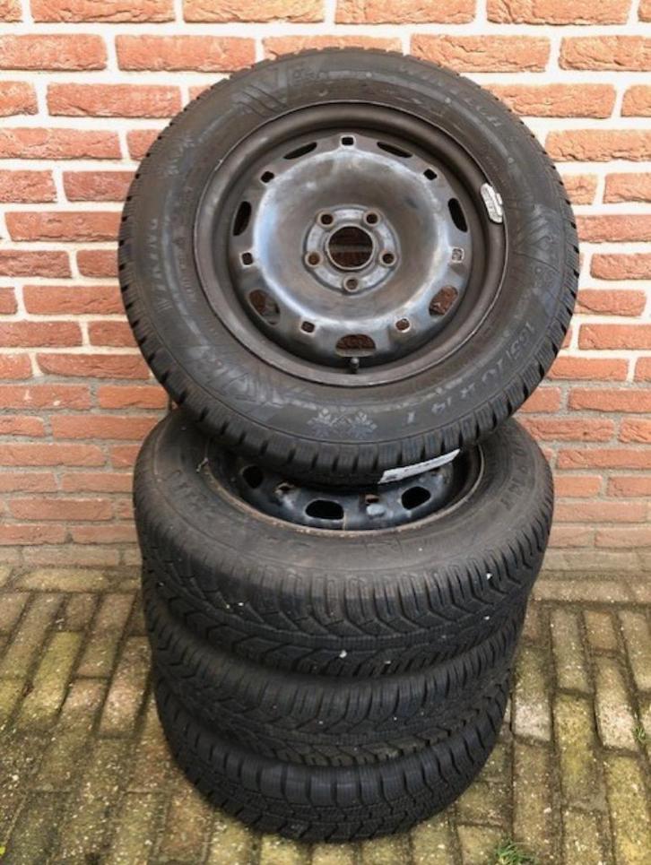 Gebruikte Winterset VW Polo 165-70R14 81T, Auto-onderdelen, Banden en Velgen, Banden en Velgen, Winterbanden, 14 inch, 165 mm