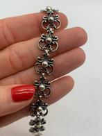 X925 Prachtige zilveren armband Noorse stijl, Sieraden, Tassen en Uiterlijk, Antieke sieraden, Ophalen of Verzenden, Zilver, Armband