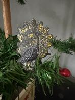 Antieke kaarsenklem pauw, Diversen, Kerst, Ophalen of Verzenden, Zo goed als nieuw