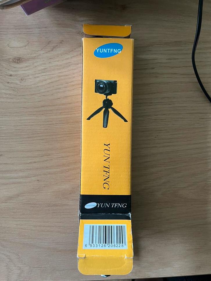 Yunteng Mini Statief Compact Camera Tripod, Audio, Tv en Foto, Fotografie | Statieven en Balhoofden, Nieuw, Driepoot, Minder dan 150 cm