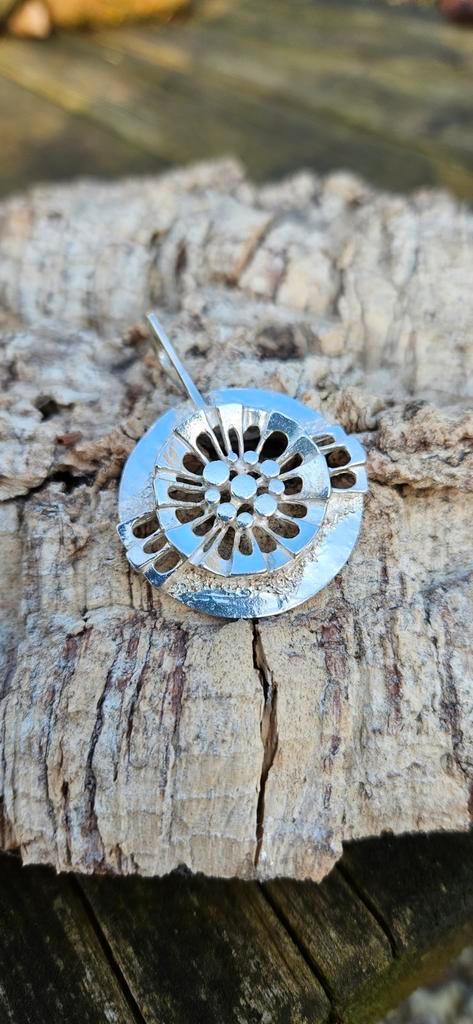 Zilveren kettinghanger Theodor Klotz / TEKA, Sieraden, Tassen en Uiterlijk, Kettinghangers, Zo goed als nieuw, Zilver, Zilver
