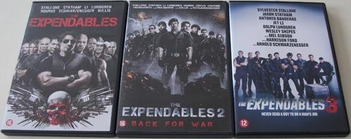 Dvd *** EXPENDABLES *** Deel 1 + 2 + 3, Cd's en Dvd's, Dvd's | Actie, Zo goed als nieuw, Actie, Vanaf 16 jaar, Ophalen of Verzenden