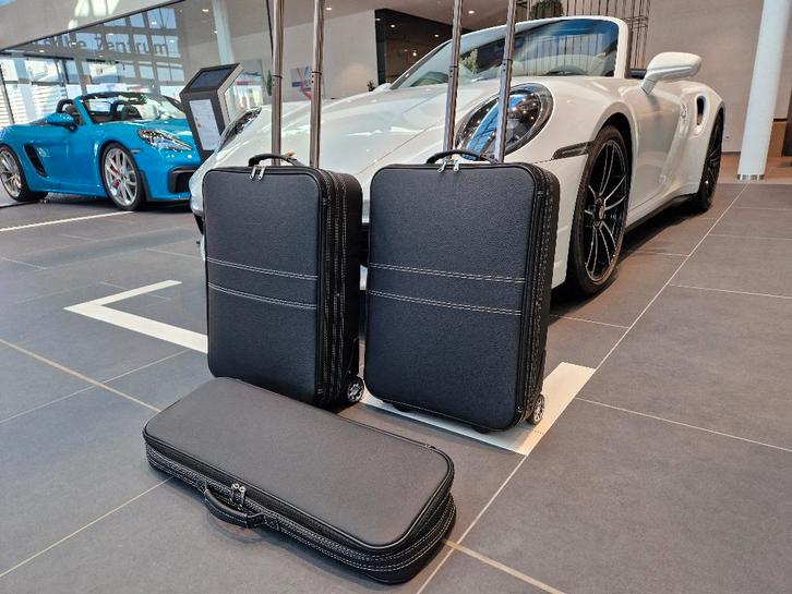 Roadsterbag kofferset Porsche 911 991 Turbo S Leder, Auto diversen, Auto-accessoires, Nieuw, Verzenden