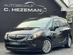 Opel Zafira Tourer 1.4 Edition 1e eigenaar 7 Persoons Naviga, Auto's, Voorwielaandrijving, Stof, Gebruikt, Zwart