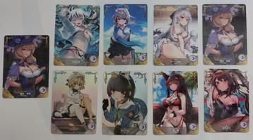 9 Waifu Goddess story cards - 3 beschikbaar voor biedingen