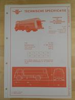 DAF A1600 Tankauto Technische Brochure 1964 Kikker 1600, Ophalen, Zo goed als nieuw, Overige merken, DAF
