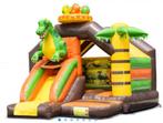 Springkussen Dino multifun te huur, huren, Verzenden, Zo goed als nieuw, Verjaardag