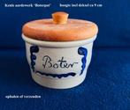 Boter Pot Keuls aardewerk Houten deksel Boterpot Vintage, Antiek en Kunst, Antiek | Keukenbenodigdheden, Ophalen