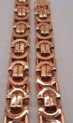 gouden platte koningsketting 14kt, Www.bredajuwelier.nl, Nieuw, Ophalen of Verzenden, Www.bredajuwelier.nl