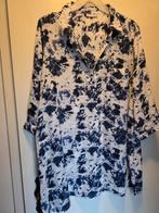 Janina blouse maat 48 - leuke print, Blauw, Maat 46/48 (XL) of groter, Ophalen of Verzenden, Zo goed als nieuw