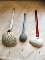 emaille diverse lepels schuimspaan, lepelrek, Antiek en Kunst, Antiek | Emaille, Ophalen of Verzenden