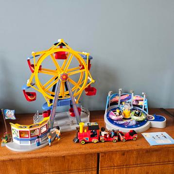 Playmobil kermis reuzenrad breakdance en treintje beschikbaar voor biedingen