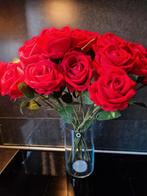 20 Rode Fluwelen Kunstrozen - Prachtig!, Ophalen of Verzenden, Nieuw, Binnen