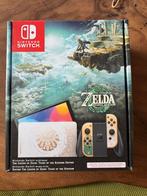 Switch Oled Zelda Edition Nintendo, Ophalen of Verzenden, Zo goed als nieuw, Met 2 controllers, Switch 2019 Upgrade