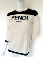 ORIGINELE FENDI TRUI BLAUW WIT DAMES XS (IT40) KASJMIER WOL, Kleding | Dames, Wit, Fendi, Ophalen of Verzenden, Zo goed als nieuw